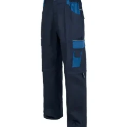 Fuori tutto - Pantaloni Multitasche staccabili con rinforzi sui glutei - Workteam Colore navy azzurro Taglia 50
