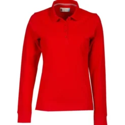 Fuori tutto - Polo a Manica Lunga Florence Donna con Cuciture Stretch in 100% Cotone - Payper AY 7516 taglia XL bianco