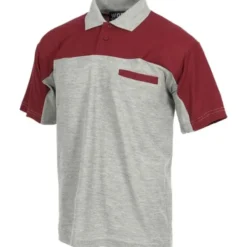 Fuori tutto - Polo combinata in tessuto piquè a manica corta - Workteam Taglia 2xl colore navy azzurro