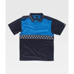Fuori tutto - Polo da Lavoro Manica Corta Alta Visibilità C3855 - Workteam Taglia L Colore Navy/Yellow