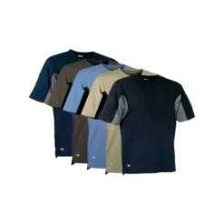 Fuori tutto - T-Shirt Da Lavoro Cofra Caribbean 100% Poliestere V085-0-00A taglia L colore fango nero