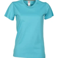 Fuori tutto - T-shirt Sunrise Donna Girocollo a Manica Corta in Cotone - Payper SUNRISE LADY Taglia XS Colore Royal