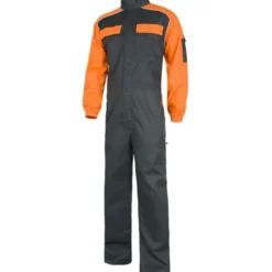 Fuori tutto - Tuta da lavoro combinata multitasche - Workteam Colore Grigio/Arancio Taglia 58