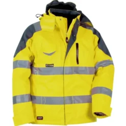 Fuori tutto - Giacca da Lavoro Alta Visibilità Cofra Rescue V017-0-00 taglia 52 colore giallo