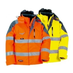 Fuori tutto - Giacca da Lavoro Alta Visibilità Cofra Rescue V017-0-00 taglia 52 colore giallo