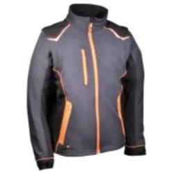 Fuori tutto - Giacca da Lavoro Softshell Elasticizzata Cofra Selters V643-0-02 taglia 56 Colore Nero Nero Giallo Fluo