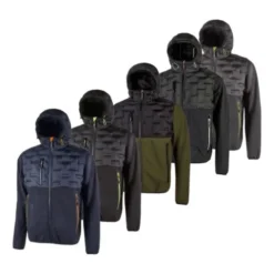 Fuori tutto - Giacca da Lavoro Softshell Stretch Elasticizzata U-Power Spock FU213DB colore black carbon taglia 2XL