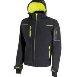 Fuori tutto - Giacca da Lavoro Softshell Stretch Elasticizzata U-Power Space FU187BC Taglia M Colore Black Carbon