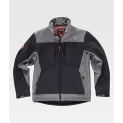 Fuori tutto - Giacca da Lavoro Workshell Caccia Stretch S8620 - Workteam taglia 2xl colore nero grigio