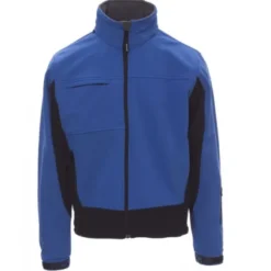 Fuori tutto - Giacca Softshell Multitasche Ergonomica Bicolore Storm - Payper AY 7237 taglia 4xl colore blu navy blu royal