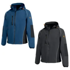 Fuori tutto - Giacca tecnica softshell 8884B Clever - ISSA LINE Taglia S Colore Nero