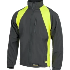 Fuori-Tutto Giacca Workshell combinata ad Alta visibilita - Workteam colore grigio/giallo Taglia 2XL