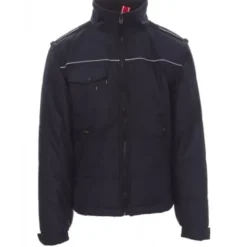 Fuori tutto-Giubbino da lavoro Multitasche con Maniche Staccabili e cursore in Metallo Orion 2.0 - Payper AY 7252 taglia XL navy