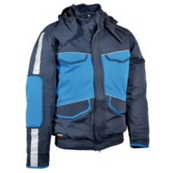 Fuori tutto - Giubbotto Imbottito da Lavoro Stretch Multitasche Cofra Strasbourg V094-0-00 taglia 50 colore Nero Antracite