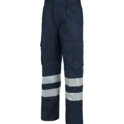 Fuori tutto - Pantalone da lavoro ad Alta visibilità - B1407 workteam Taglia 46 colore blu
