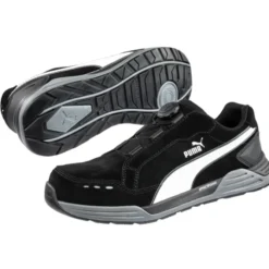 Fuori Tutto - Scarpe antinfortunistiche Puma Airtwist Black Disc Low con chiusura BOA S3 HRO ESD SRC 644651 numero 43