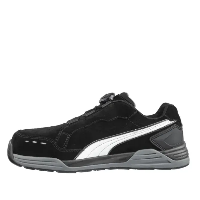 Fuori Tutto - Scarpe antinfortunistiche Puma Airtwist Black Disc Low con chiusura BOA S3 HRO ESD SRC 644651 numero 43