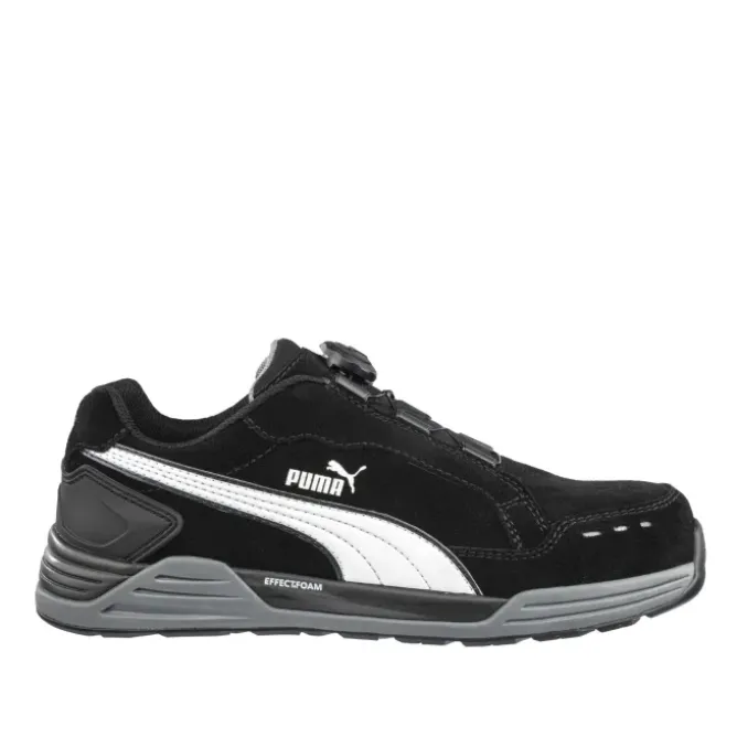 Fuori Tutto - Scarpe antinfortunistiche Puma Airtwist Black Disc Low con chiusura BOA S3 HRO ESD SRC 644651 numero 43