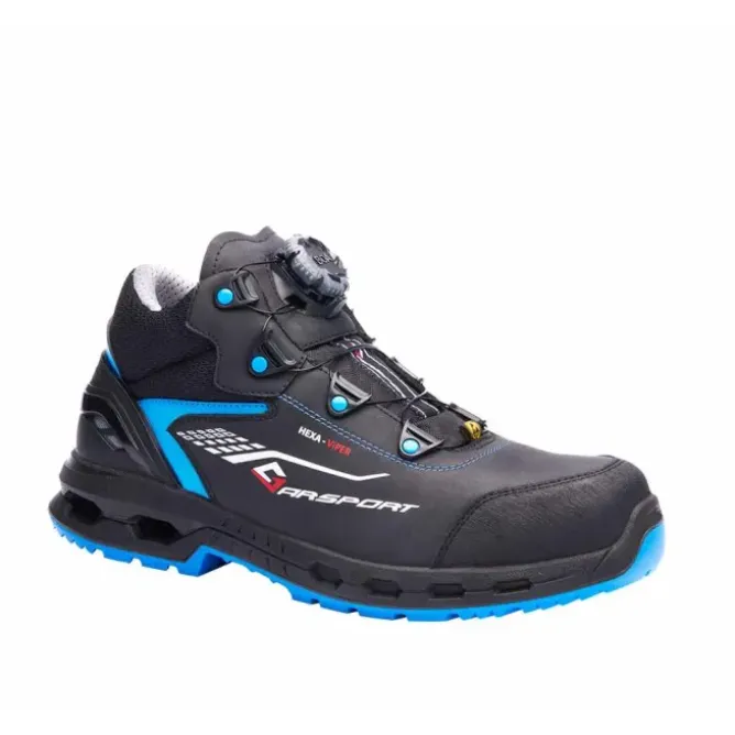 Fuori tutto - Scarpe Antinfortunistiche Alte Chiusura BOA Garsport Hexa-Viper Mid S3S ESD GDS1130010 Numero 44
