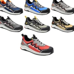 Fuori tutto - Scarpe Antinfortunistiche Lemaitre Air 200 S3S ESD A200S3SBM Basse Numero 50 Colore Nero Grigio