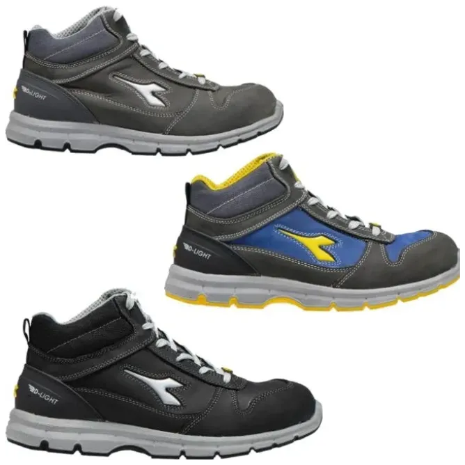 Fuori tutto - Scarpe antinfortunistiche Diadora - Run MID S3 SRC ESD 701.181155 Numero 45 Colore Grigio Navy