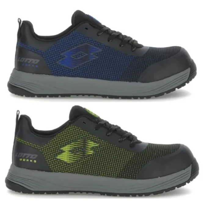 Fuori tutto - Scarpe Antinfortunistiche Basse Metalfree Lotto Move 400 S1PL HRO SR 220484 Numero 44 Colore Nero Verde