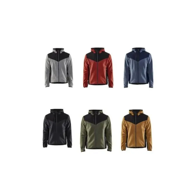 Giacca da Lavoro Blaklader in maglia con Softshell Stretch con capuccio 594025363799L