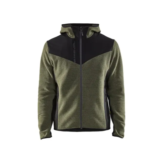 Giacca da Lavoro Blaklader in maglia con Softshell Stretch con capuccio 594025363799L