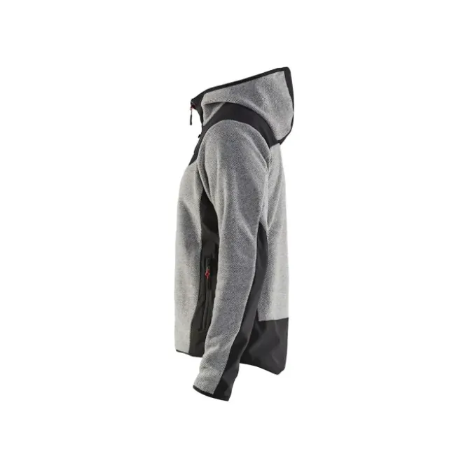 Giacca da Lavoro Blaklader in maglia con Softshell Stretch con capuccio 594025363799L