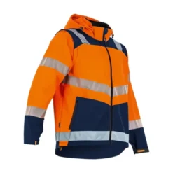Giacca da Lavoro LMA Cible 2266 Alta Visibilità Multitasche Impermeabile Softshell