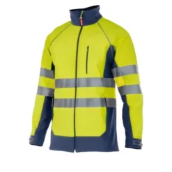 Giacca bicolore da Lavoro Alta Visibilità Softshell Stretch Multitasche Velilla 306001