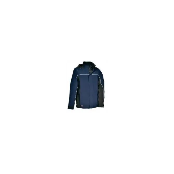 Giacca con Cappuccio da Lavoro Softshell Stretch Elasticizzata Multitasche Cofra Norway V093-0-00