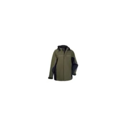 Giacca con Cappuccio da Lavoro Softshell Stretch Elasticizzata Multitasche Cofra Norway V093-0-00