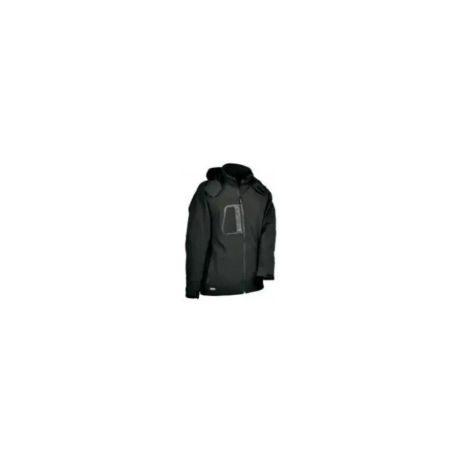 Giacca con Cappuccio da Lavoro Softshell Stretch Elasticizzata Cofra Sweden