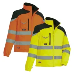 Giacca da Lavoro Alta Visibilità Softshell Multitasche Cofra Nansen V038-0-00