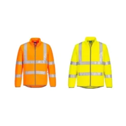 Giacca da Lavoro Alta Visibilità Multitasche Antivento Impermeabile Softshell Portwest EC24