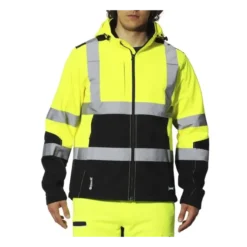 Giacca da lavoro Alta visibilità Softshell Multitasche Impermeabile Lavoris Issa Line 04525