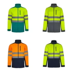 Giacca da Lavoro Alta Visibilità Multitasche Softshell Stretch Velilla 306006