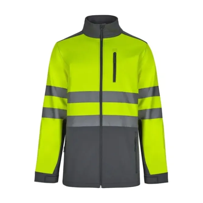 Giacca da Lavoro Alta Visibilità Multitasche Softshell Stretch Velilla 306006
