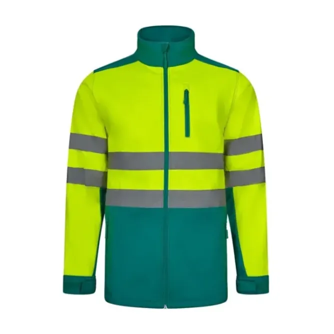 Giacca da Lavoro Alta Visibilità Multitasche Softshell Stretch Velilla 306006