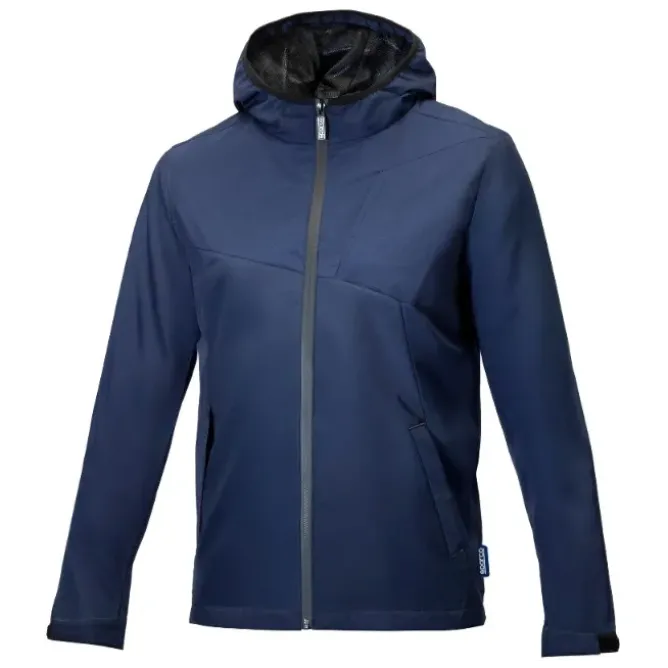 Giacca da Lavoro Impermeabile Con Cappuccio Sparco Windbreaker Elbert BTJ0006B0