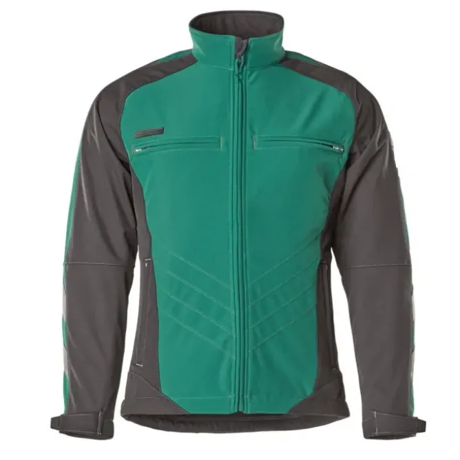 Giacca da Lavoro Softshell Multitasche Antivento Impermeabile Zip Intera Dresden Mascot 12002-149