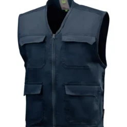 Gilet da Lavoro Neri multitasche portabadge Denver 422235