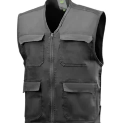 Gilet da Lavoro Neri multitasche portabadge Denver 422235