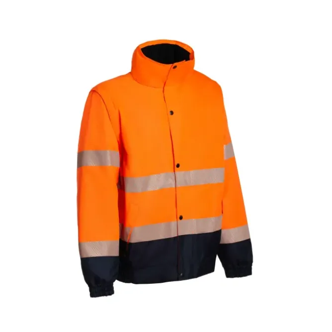Giubbotto da Lavoro Alta Visibilità Multitasche Invernale P&P Loyal Bomber GGX1U 413