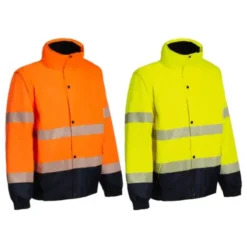Giubbotto da Lavoro Alta Visibilità Multitasche Invernale P&P Loyal Bomber GGX1U 413