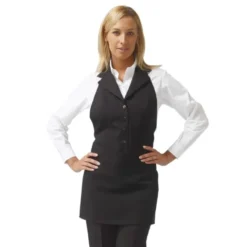 Grembiule donna con pettorina Nadia Horeca Siggi antimacchia e ingualcibile - 28PZ0233/00-9001