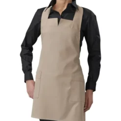 Grembiule donna con pettorina Aurora Horeca Siggi ad altezza ginocchio - 28PZ0345/00-0111