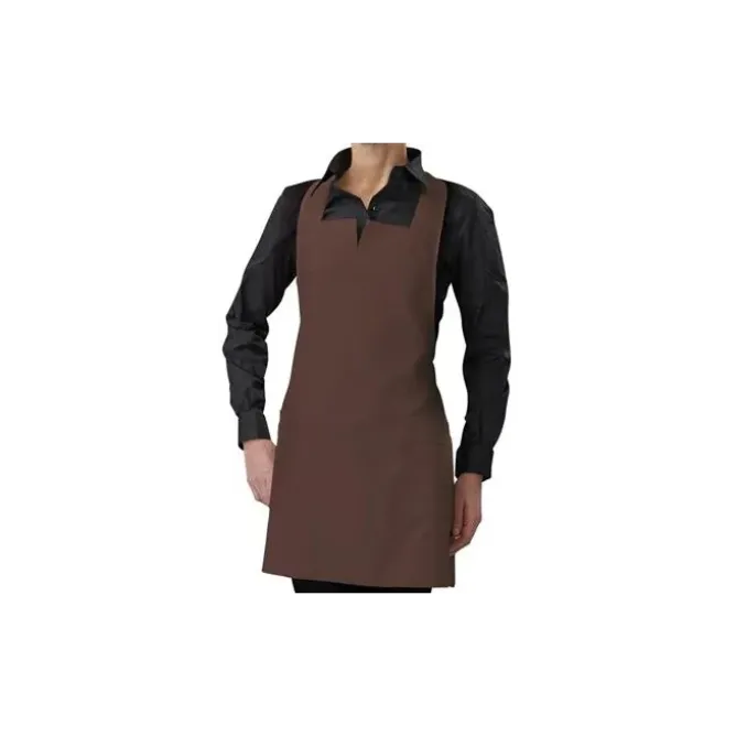 Grembiule donna con pettorina Aurora Horeca Siggi ad altezza ginocchio - 28PZ0345/00-0111