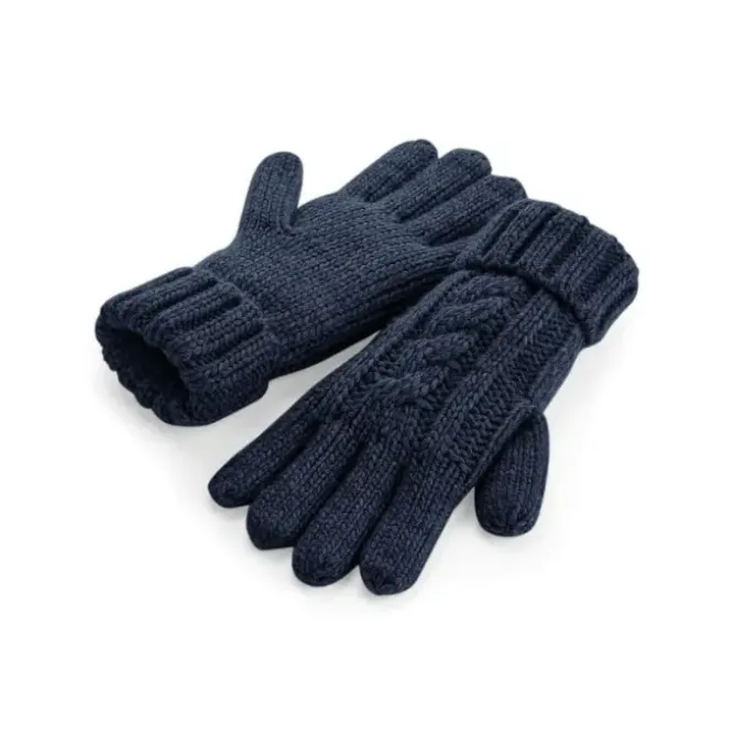 Guanti Cable Knit Melange Gloves Beechfield - B497